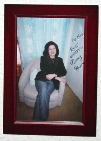 Framed picture of Nancy Kress