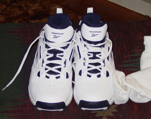 Reeboks, I guess.