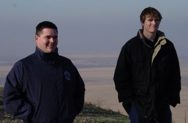 Phill and JD at the top of JOJ