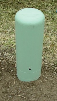 Green cylinder thing.