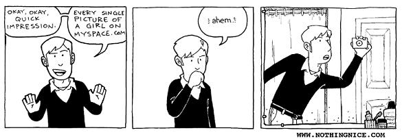 Nothing Nice MySpace comic